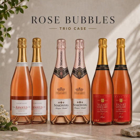 Rosé Bubbles Trio Case