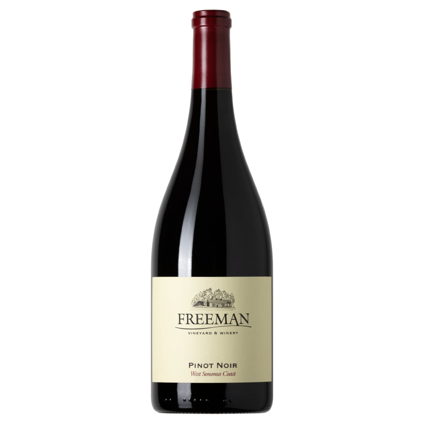 Freeman黑皮諾紅酒，West Sonoma Coast，加州，美國 2022