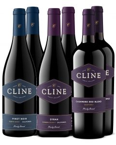 Cline Mixed Red Bundle (Pinot Noir, Syrah, Cashmere), Sonoma, California