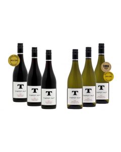Tinpot Hut Mixed Case Bundle - 3 bottles of Sauvignon Blanc 2018 & 3 bottles of Pinot Noir 2017 (6 bottles total)